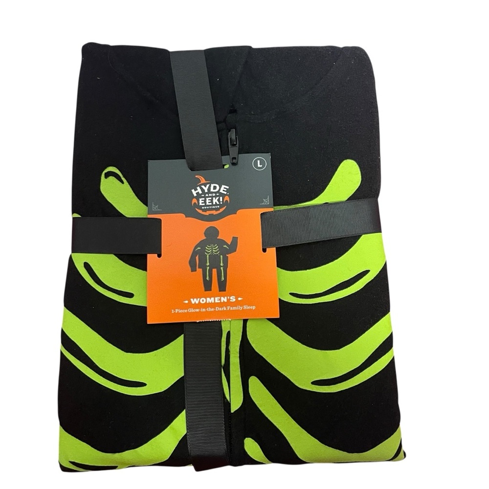 Hyde & Eek! Women's Glow-in-the-Dark Skeleton Onesie
